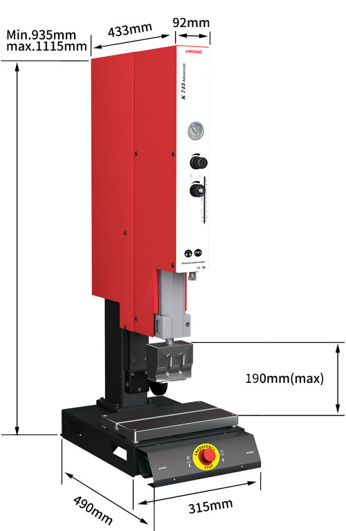 靈高超聲波塑料焊接機(jī) 35kHz 900W K745 Advanced 靈高超聲波塑料焊接機(jī) 35kHz 900W K745 Advanced